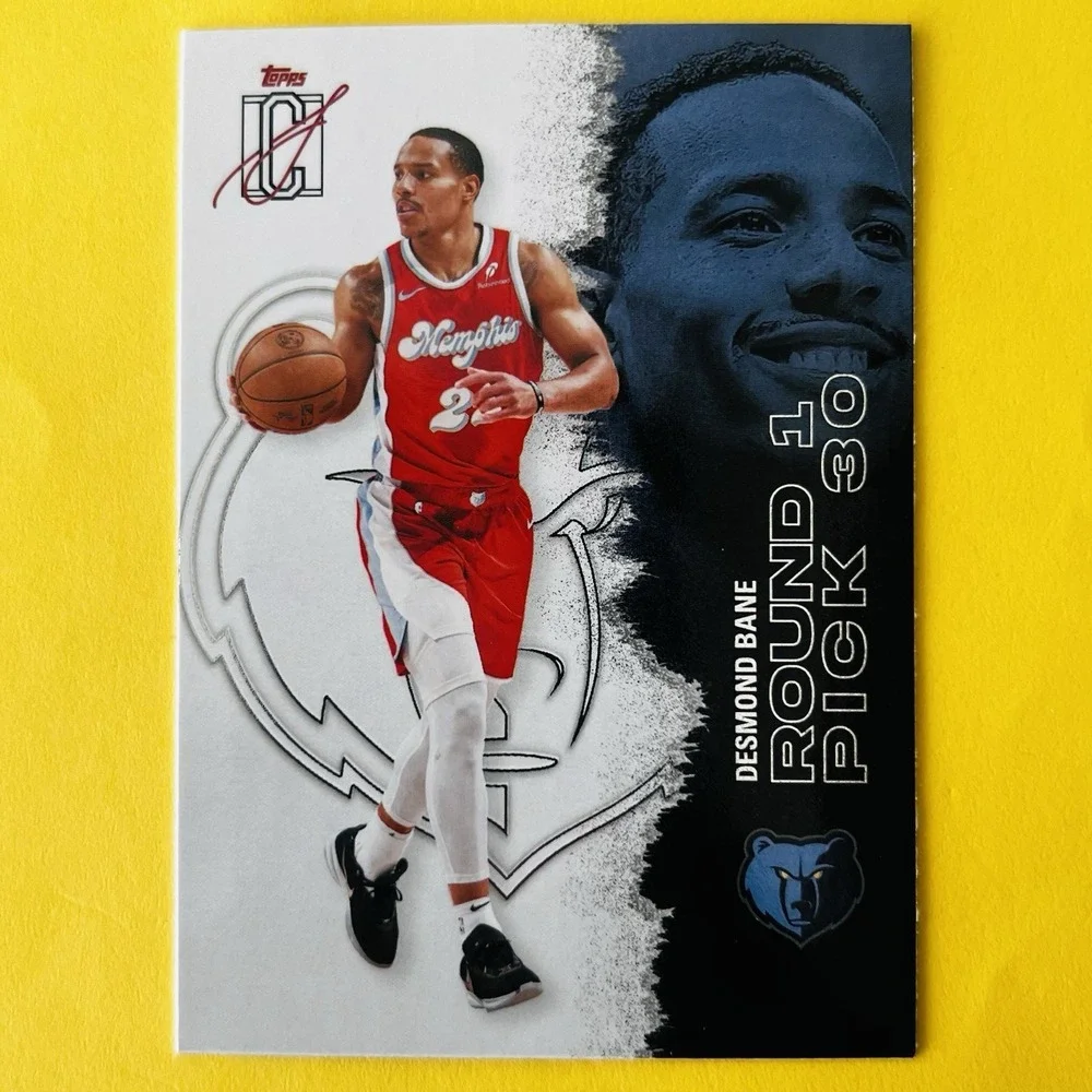 2025-26 Topps Signature Class Round 1‎ Pick 30 Desmond Bane #80 Grizzlies
